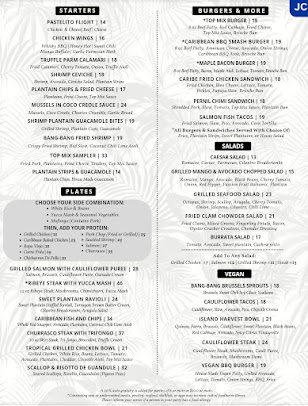 Menu Top Mix Bar Kitchen Cambridge - 1