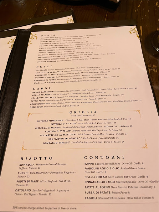 Menu Toscano Harvard Square - 0