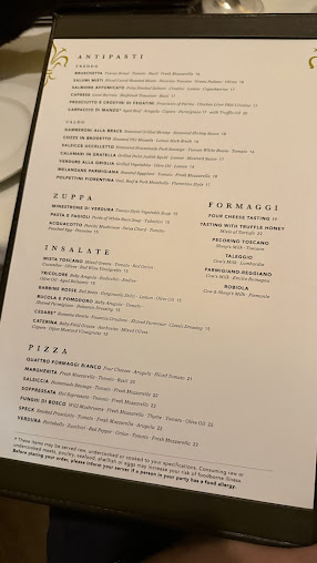 Menu Toscano Harvard Square - 1