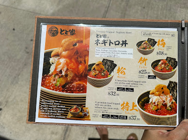 Menu Totoya Alamoana - 3