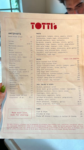 Menu Totti's Rozelle - 6