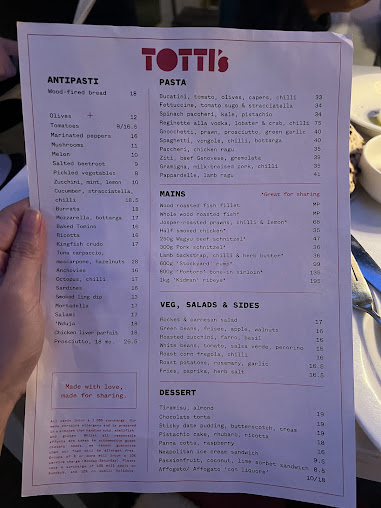 Menu Totti’s - 4