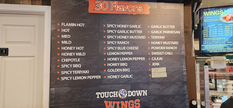 Menu Touchdown Wings - 7