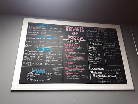 Menu Tower Of Pizza Corpus Christi - 1