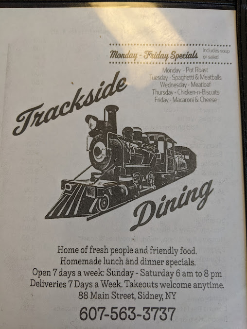 Menu Trackside Dining - 4