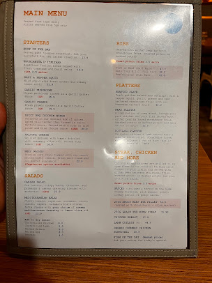Menu Tradewinds - 9