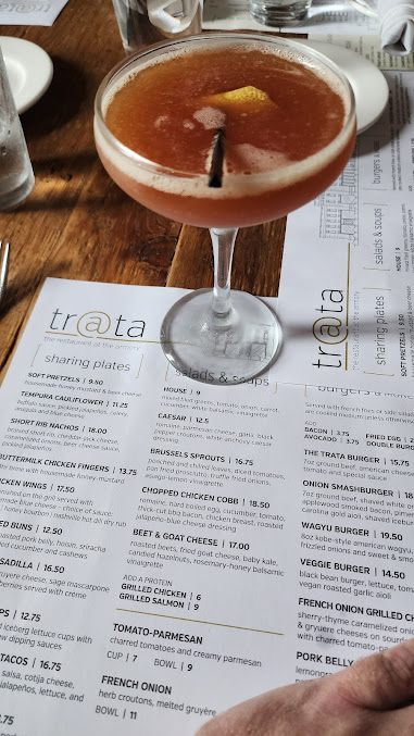 Menu Trata: The Restaurant At The Armory - 0