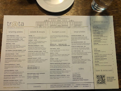 Menu Trata: The Restaurant At The Armory - 9