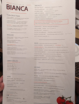 Menu Trattoria Bianca - 3