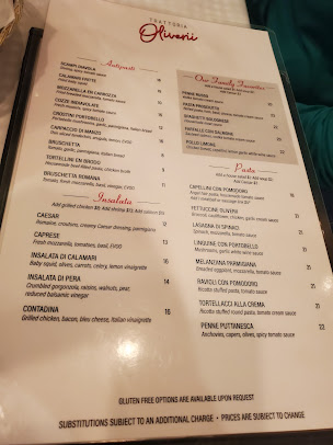 Menu Trattoria Oliverii - 6