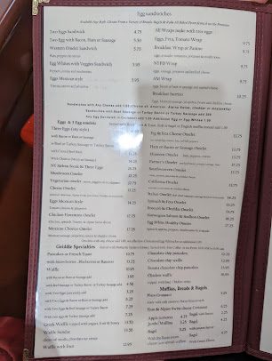 Menu Tria Bakery Cafe Diner - 1