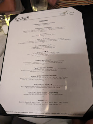 Menu Trinity Place Restaurant And Bar - 4