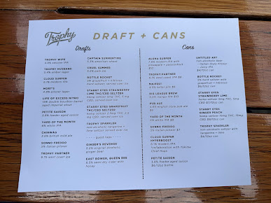 Menu Trophy Brewing & Pizza - 7
