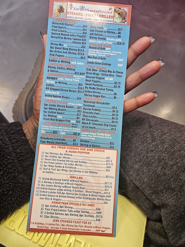 Menu Tryseafood Grill Cary - 0