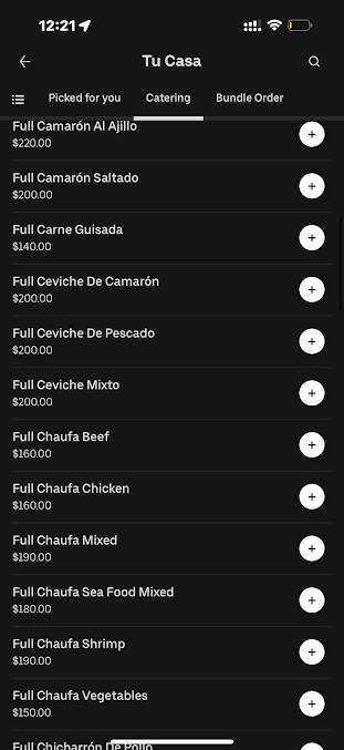Menu Tu Casa - 1