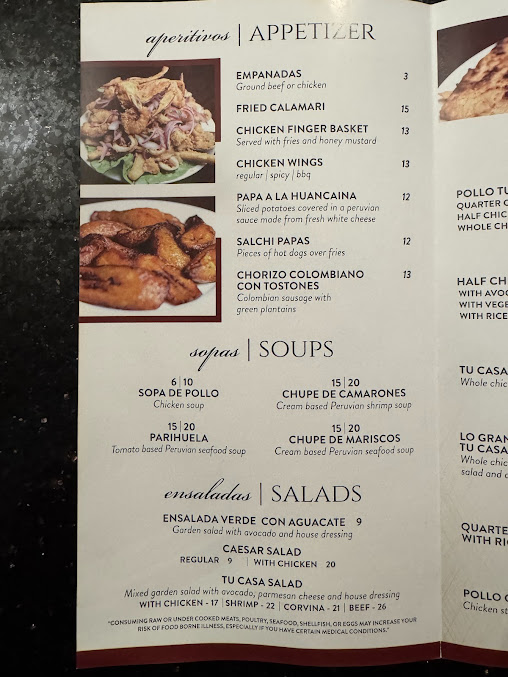 Menu Tu Casa - 7