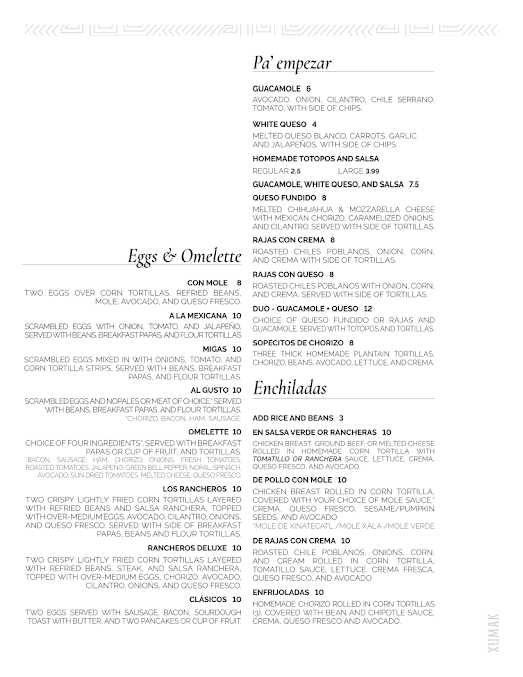 Menu Tu Taco Arlington Restaurant Cocina Autentica Mexicana - 0