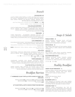 Menu Tu Taco Arlington Restaurant Cocina Autentica Mexicana - 1