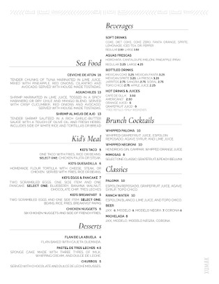 Menu Tu Taco Arlington Restaurant Cocina Autentica Mexicana - 2