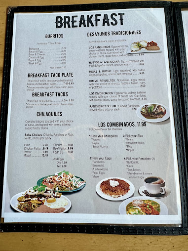 Menu Tu Taco Arlington Restaurant Cocina Autentica Mexicana - 4