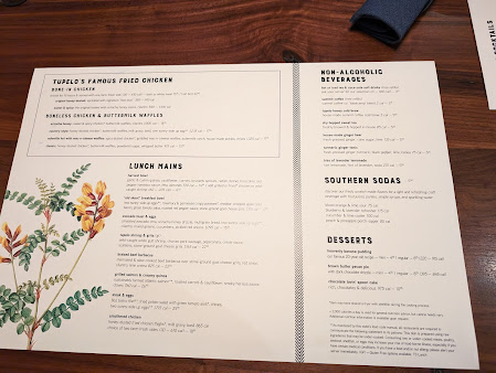 Menu Tupelo Honey Southern Kitchen & Bar - 2
