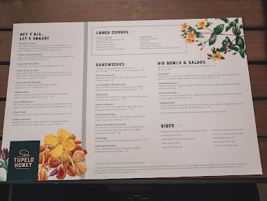 Menu Tupelo Honey Southern Kitchen & Bar - 9