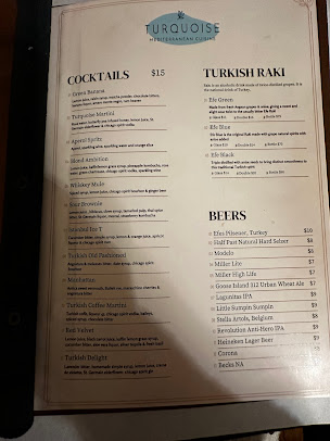 Menu Turquoise Cafe & Restaurant - 2