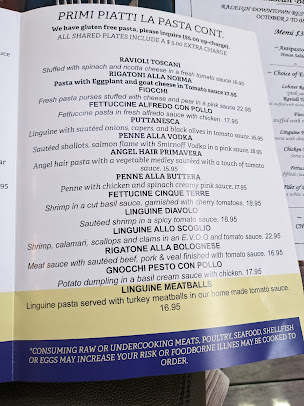 Menu Tuscan Blu | Italian Restaurant - 0