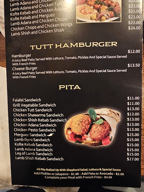 Menu Tutt Heights Cafe - 0