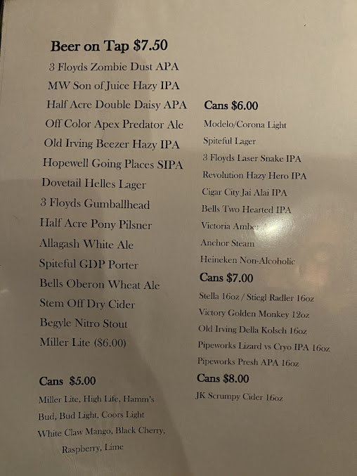 Menu Twin Anchors Restaurant & Tavern - 5