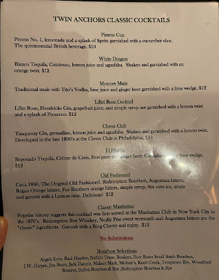 Menu Twin Anchors Restaurant & Tavern - 6