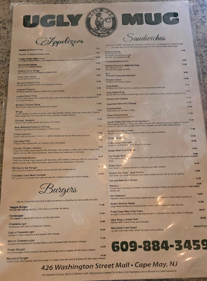 Menu Ugly Mug Bar & Restaurant - 1