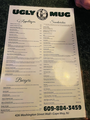 Menu Ugly Mug Bar & Restaurant - 4