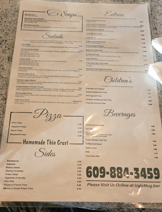 Menu Ugly Mug Bar & Restaurant - 9
