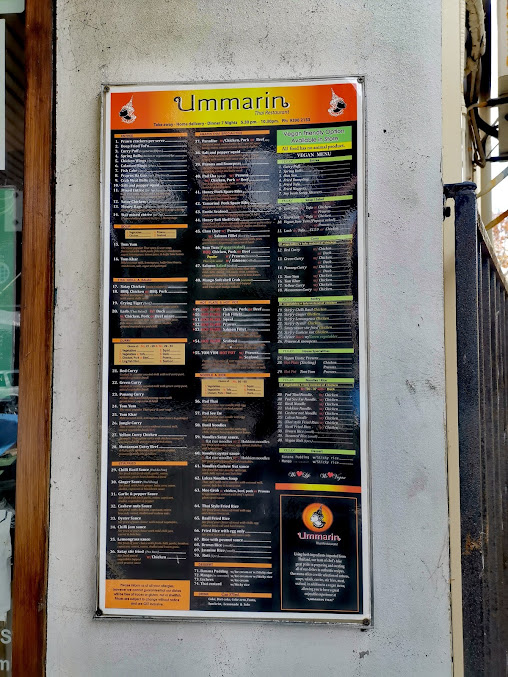 Menu Ummarin Thai Restaurant - 5