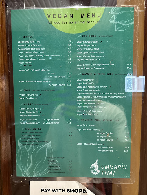 Menu Ummarin Thai Restaurant - 7