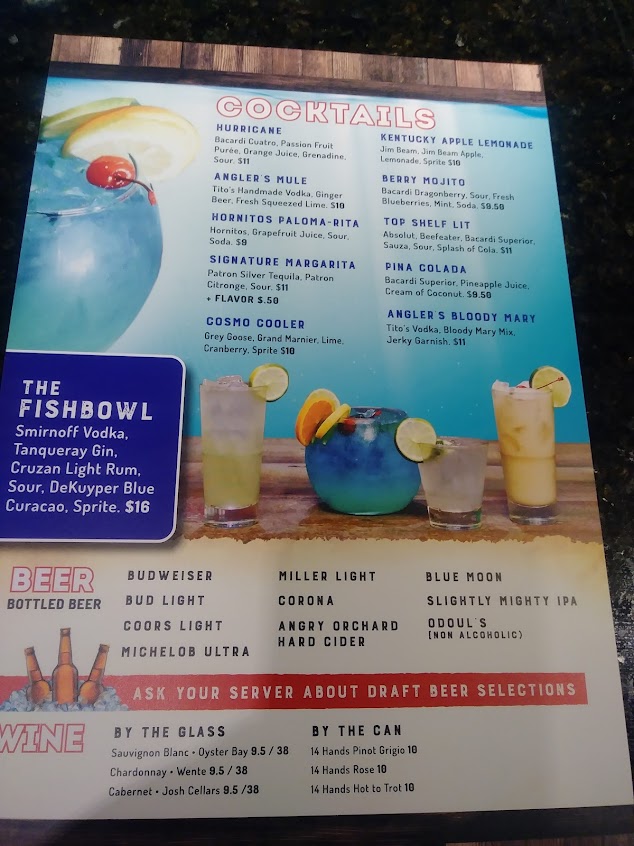 Menu Uncle Bucks Fish Bowl And Grill Bridgeport - 2