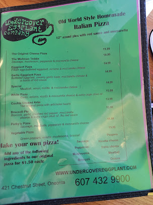 Menu Undercover Eggplant Co - 0