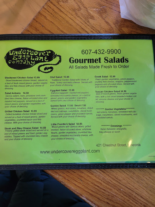 Menu Undercover Eggplant Co - 6