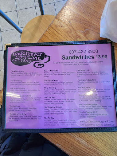 Menu Undercover Eggplant Co - 8