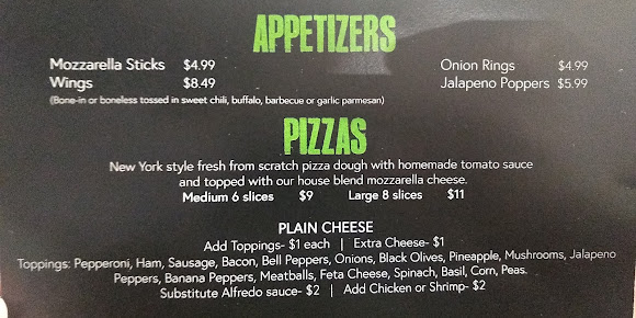 Menu Up North Pizzeria - 3