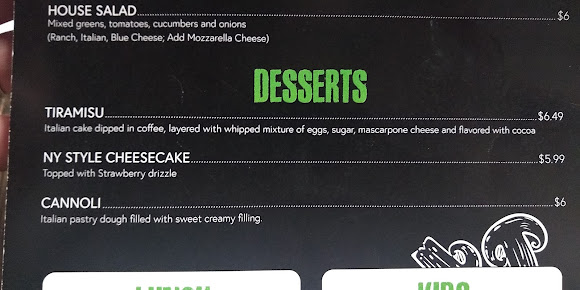 Menu Up North Pizzeria - 8