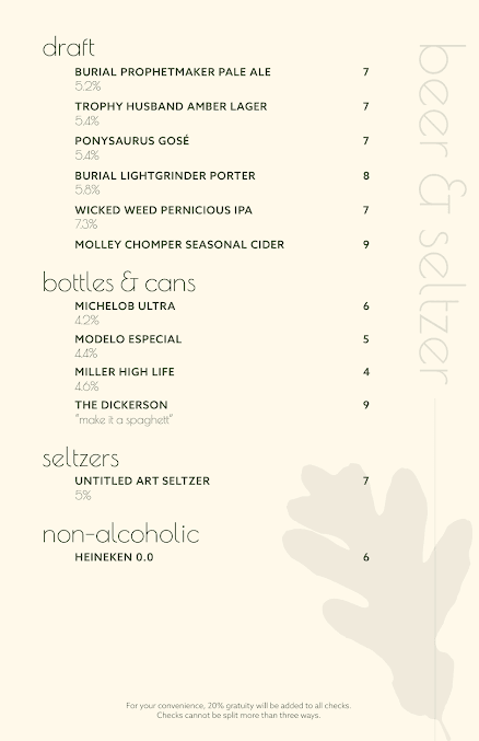 Menu Urban Oak Rooftop Bar & Lounge - 3