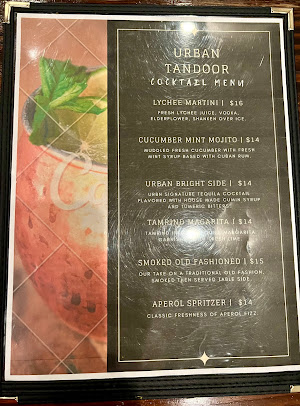 Menu Urban Tandoor - Indian Restaurant & Bar, Harrison, New Jersey - 8