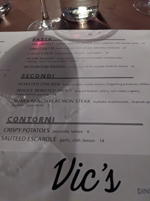Menu Vic's - 8
