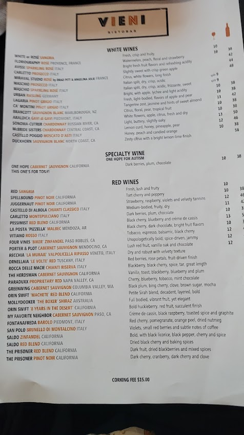 Menu Vieni Ristobar - 2