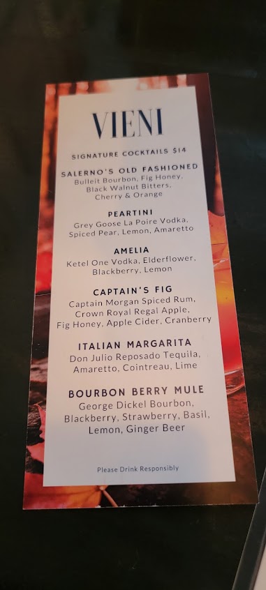 Menu Vieni Ristobar - 4
