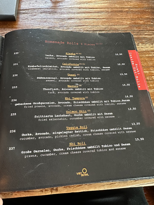 Menu Viet Bowl Potsdamer Platz - 2