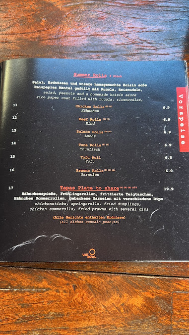 Menu Viet Bowl Potsdamer Platz - 7