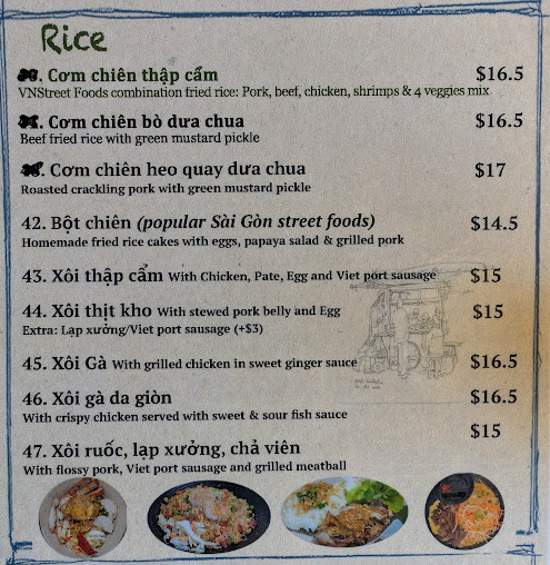 Menu Vn Street Foods - 0
